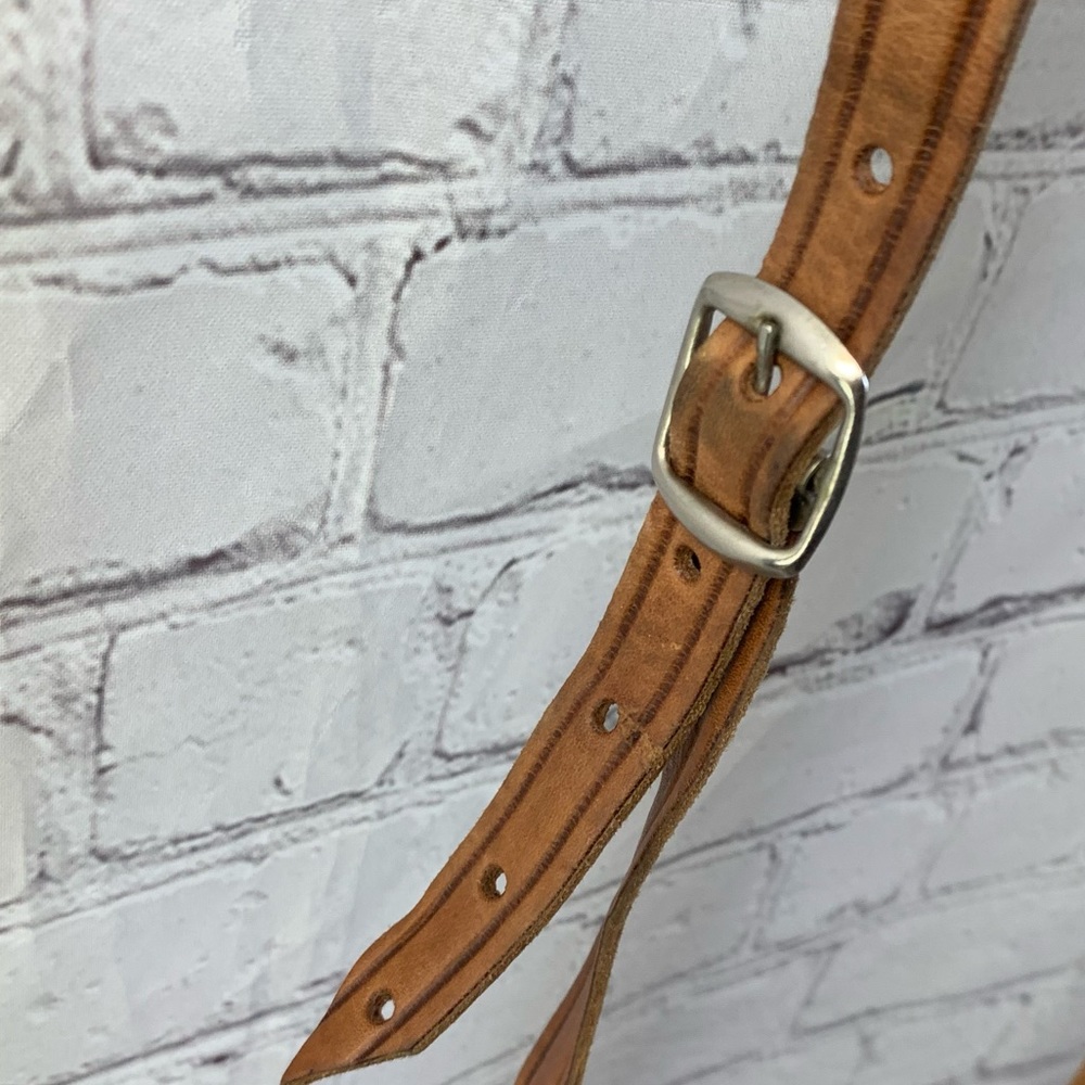 Vintage Brown Boho Leather Crossbody Bag - Picture 3 of 8